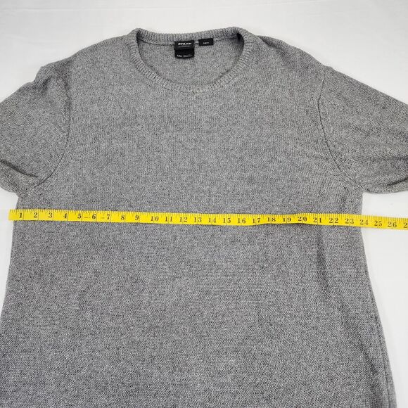 Prana Men's Gray North Loop Sweater Long Sleeve Slim Fit Organic Cotton Size 2XL - Picture 8 of 11